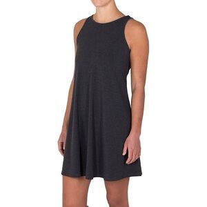 Free Fly Apparel Women’s Bamboo Flex Dress in Heather Grey; Size Large